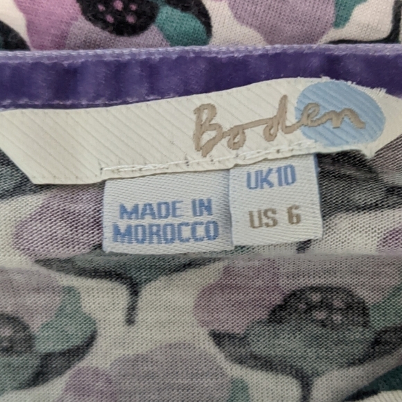 Boden Wool Blend Casual Drape Top Sz 6 - Picture 9 of 11